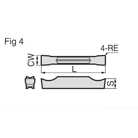 Sumitomo GCGN3002-GA, Grade H10, 3mm Groove Width, Uncoated Carbide Grooving Insert GCGN3002-GA-H10